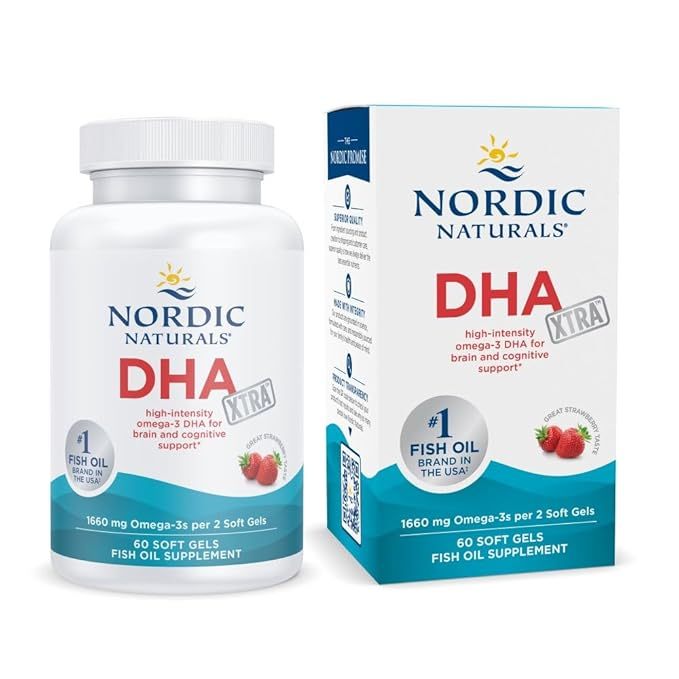 Nordic Naturals, DHA Xtra, Strawberry, 60 Soft Gels