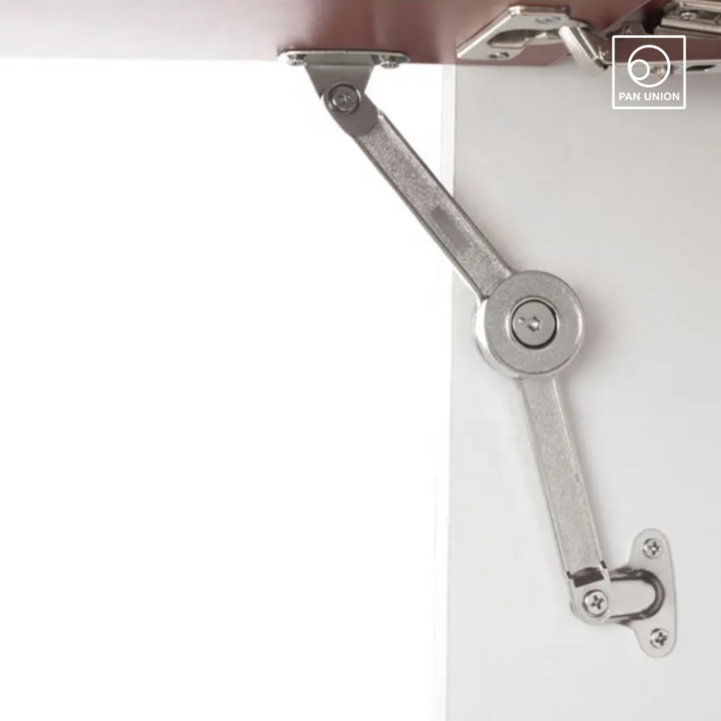 KAZA บานพับข้อศอก สำหรับบานเปิดขึ้น-ลง สีนิกเกิ้ล อุปกรณ์ฮาร์ดแวร์ แพนยูเนี่ยน (Pan Union) - รูปที่ 3