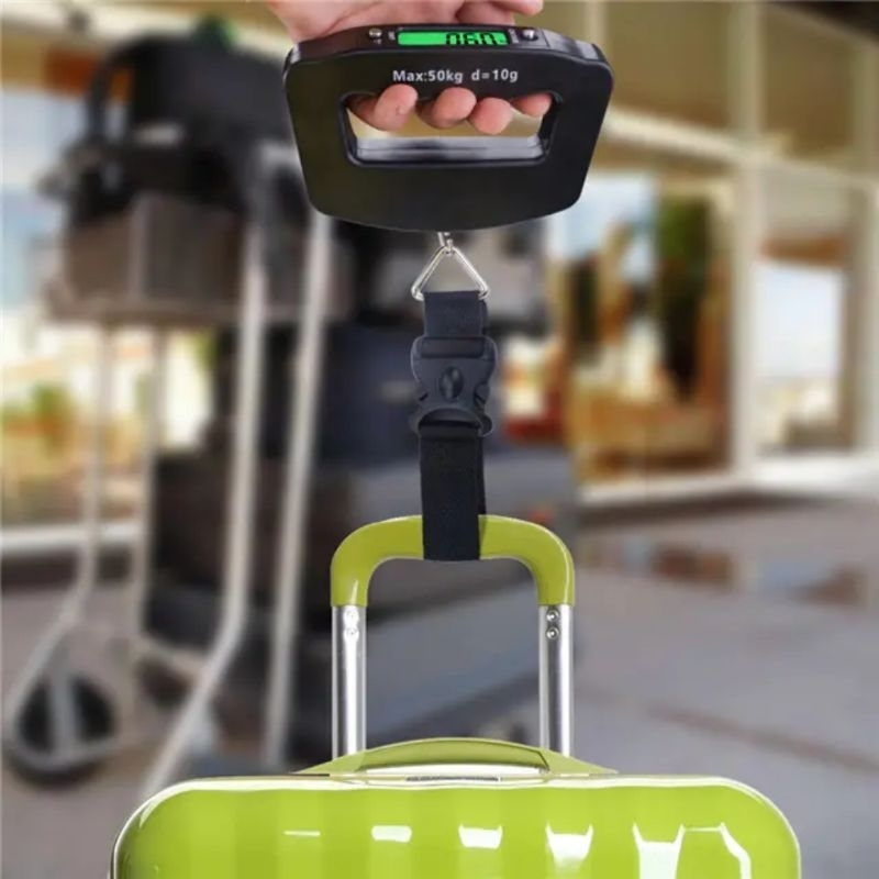 เครื่องชั่งน้ำหนักกระเป๋า พกพา เเถมถ่าน LUGGAGE SCALE รูปที่ 3
