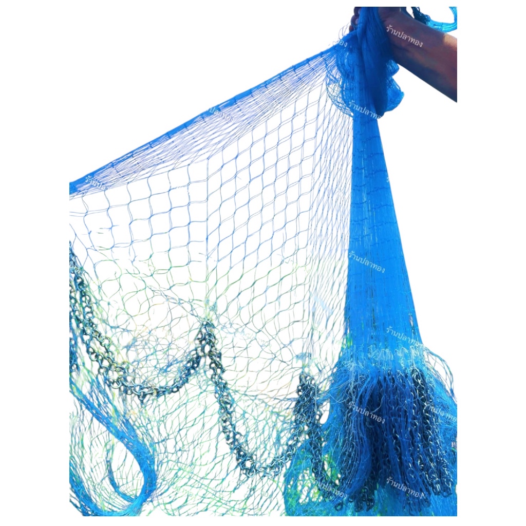 แหเอ็นปอนด์ ติดลูกขึ้นเพลาพร้อมใช้ (เอ็นใหญ่) เอ็นเบอร์ 40 (ตา 5 ซ.) มียาว 8-12 ศอก - รูปที่ 4