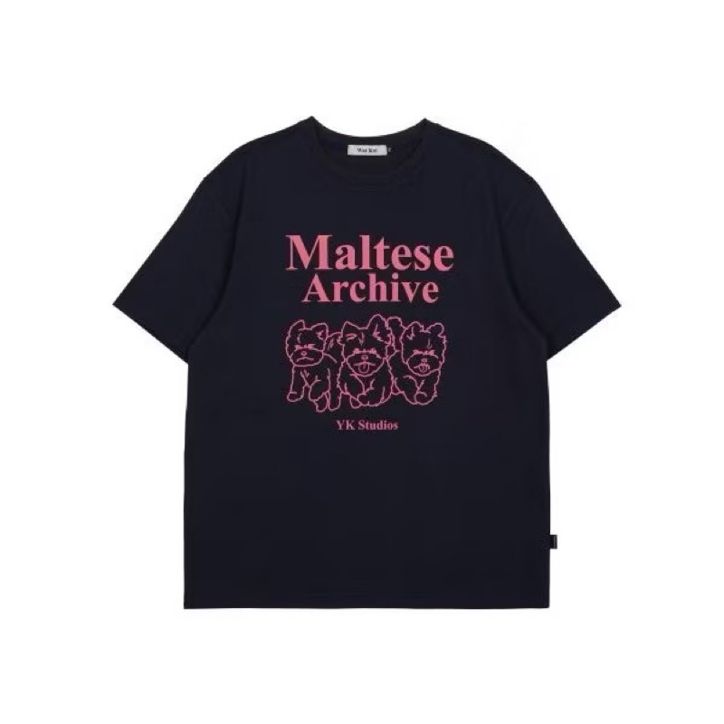 (ส่งต่อ) เสื้อแบรนด์เกาหลี Waikei - Maltese archive size1 แท้100%