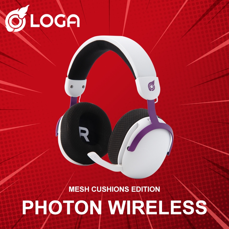หูฟังเกมมิ่ง LOGA PHOTON : Mesh Cushions Edition ประกันศูนย์ 2 ปี
