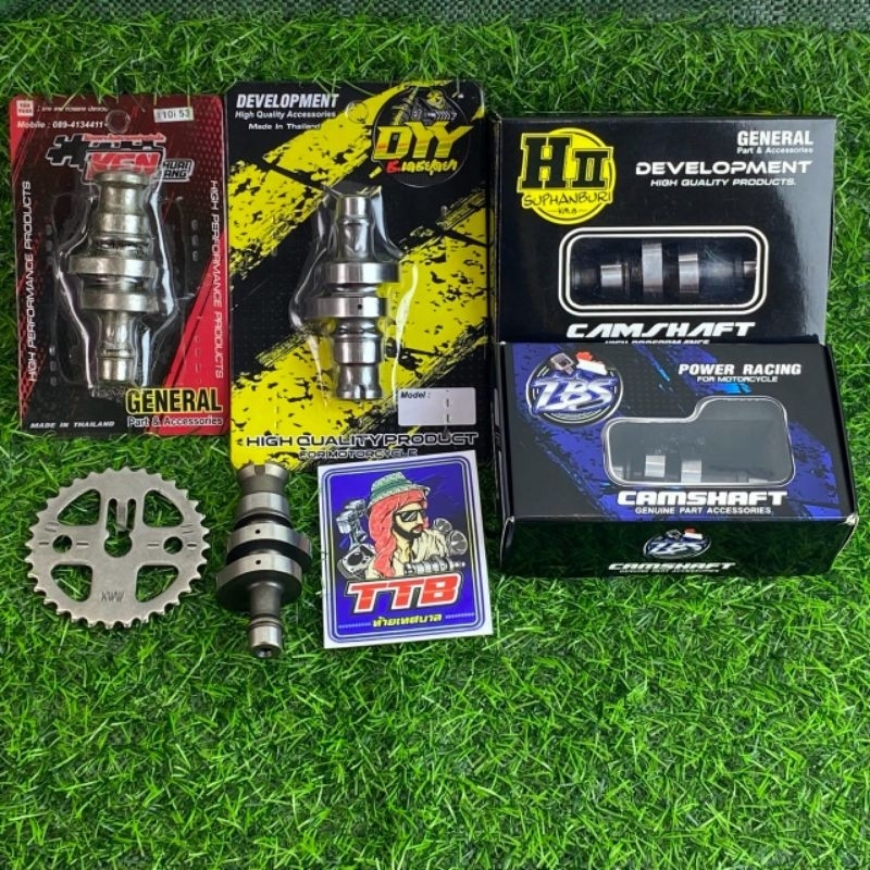CAMshaft ll ค ม รุ่นW110iปี2009-2021+ Hll DYY SBS KEN TBS TTB สินค้าแท้ 100% สินค้าคุณภาพ