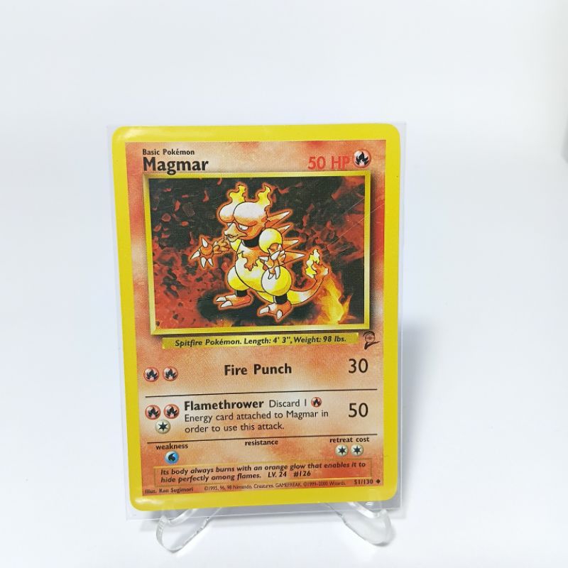 Magmar 51/130 - Base Set 2 - Classic Vintage Pokémon Card