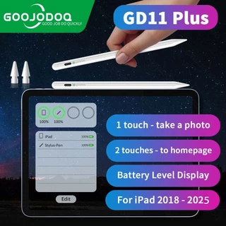 GOOJODOQ GD11 Plus ปากกาทัชสกรีน วางมือบนจอ+แรเงาได้+ปลายปากกาอัจฉริยะ Stylus Pen