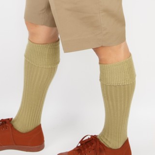 ถุงเท้าลูกเสือสีกากีไหมพรม นักเรียน – ยี่ห้อ Super Jack ใส่แ…