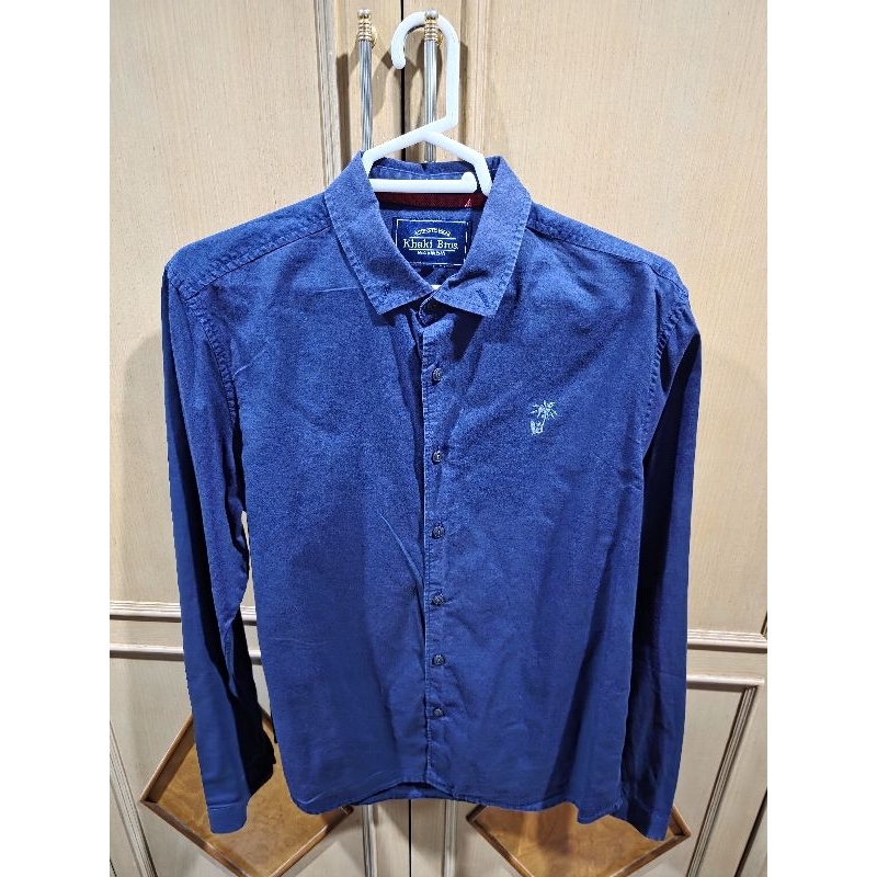 เสื้อเชิ้ต Khaki Bros สีน้ำเงิน เบอร์ L สภาพดีมาก ราคาถูกสุดๆครับ