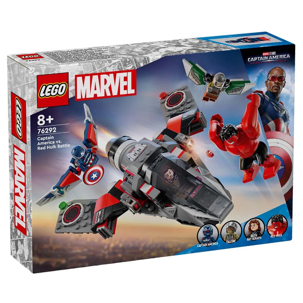 76292 : LEGO Marvel Super Heroes Captain America vs. Red Hulk Battle (สินค้ากล่องมีตำหนิเล็กน้อย)