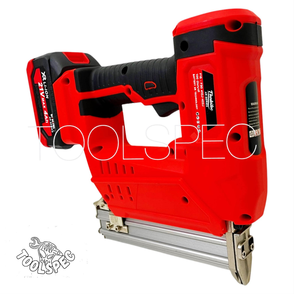 (SERIES XR)THAKITEC เครื่องยิงตะปูไร้สาย 2IN1 ขาเดี่ยวและขาคู่ได้ในเครื่องเดียว แบตเตอรี่ XR 21VMAX 1 ก้อน อัพเกรดมอเตอร