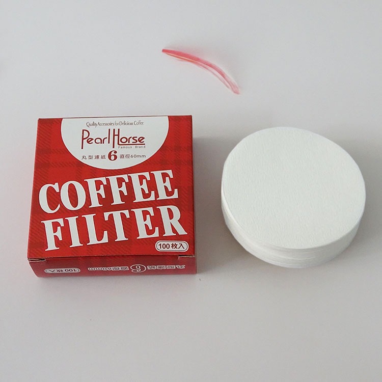 กระดาษกรองกาแฟ มอคค่าพอท ขนาด 6 คัพ (60mm จำนวน 100แผ่น) รหัส 1512