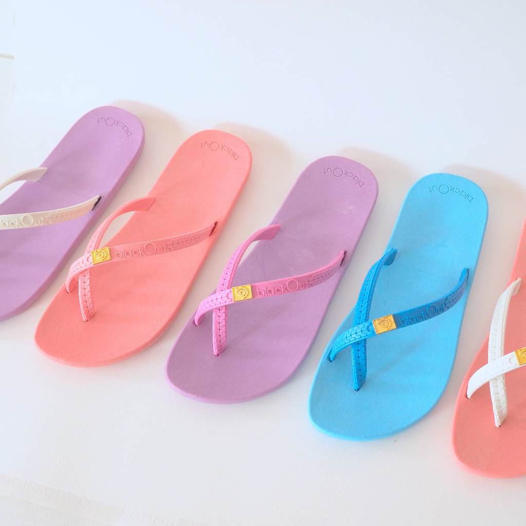 รองเท้า Black Out สายคีบ/พื้นนุ่มใส่สบาย (ผู้หญิง)