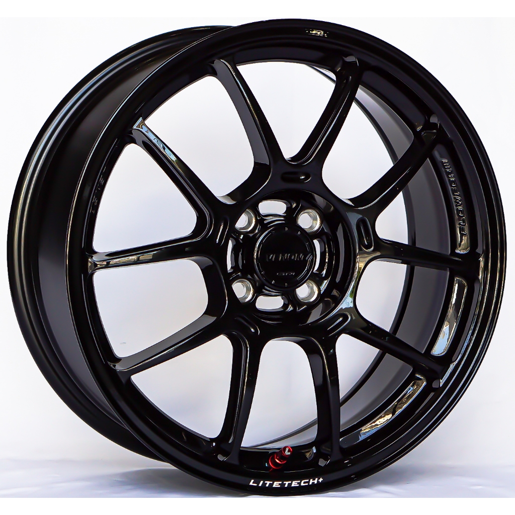 ล้อแม็กซ์ Lenso V1N Venom LITETECH+ สีดำเงา 7x16 4รู100 ET35 [21907]