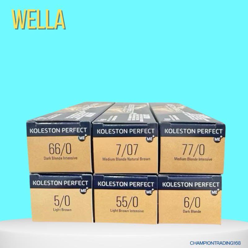 WELLA KOLESTON PERFECT 60 ML.ครีมปลี่ยนสีผม โทนสี ปิดผมขาว