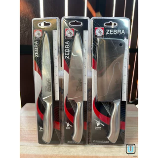 Zebra ซีบรา ตราหัวม้าลาย มีดครัว 7.5 นิ้ว/ มีดสับ 7นิ้วรุ่น PRO II ZEBRA CHEF KNIFE
