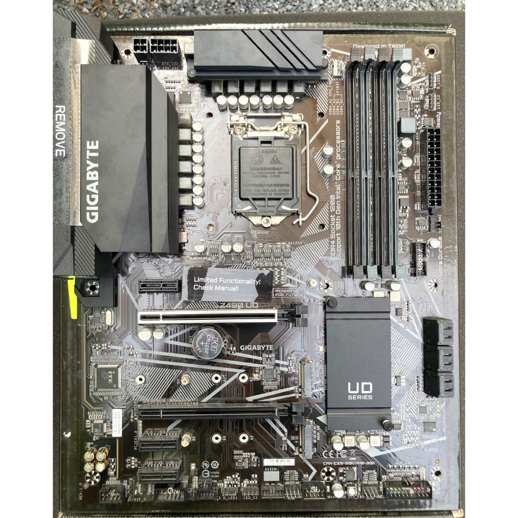 MAINBOARD (เมนบอร์ด) 1200 GIGABYTE Z490 UD มือสอง