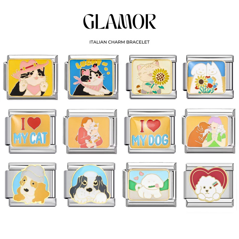 ชาร์ม กำไล Italian Charm Bracelet