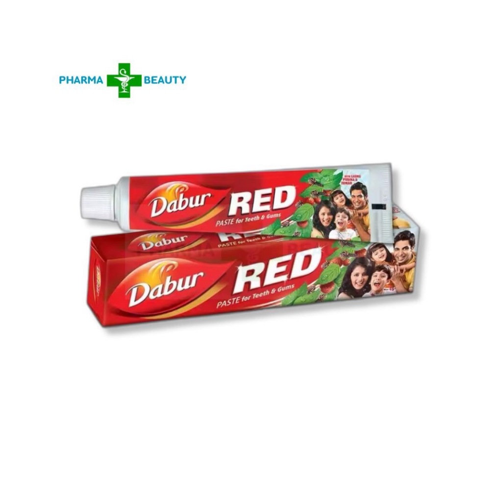 Dabur Red Paste For Teeth & Gums Toothpaste ยาสีฟันสมุนไพร กานพลู ดาบู ( 200 กรัม )