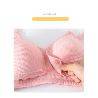 6599👙34-42👙เสื้อในให้นม สีพาสเทล ใส่ปั๊มนมได้ ✅พร้อมส่ง 34-42BC