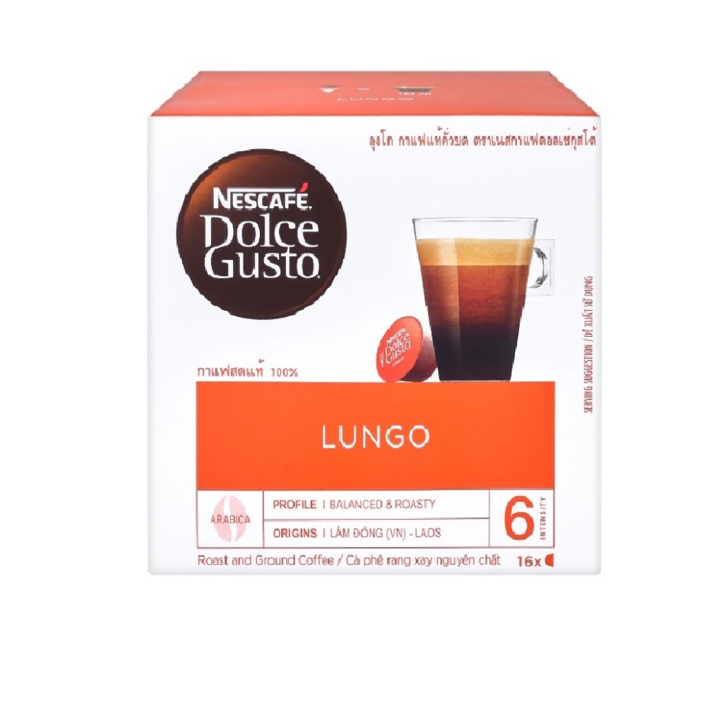เนสกาแฟ ดอลเช่ กุสโต้ ลุงโก สำหรับเครื่องชงกาแฟแคปซูล NESCAFÉ® Dolce Gusto®