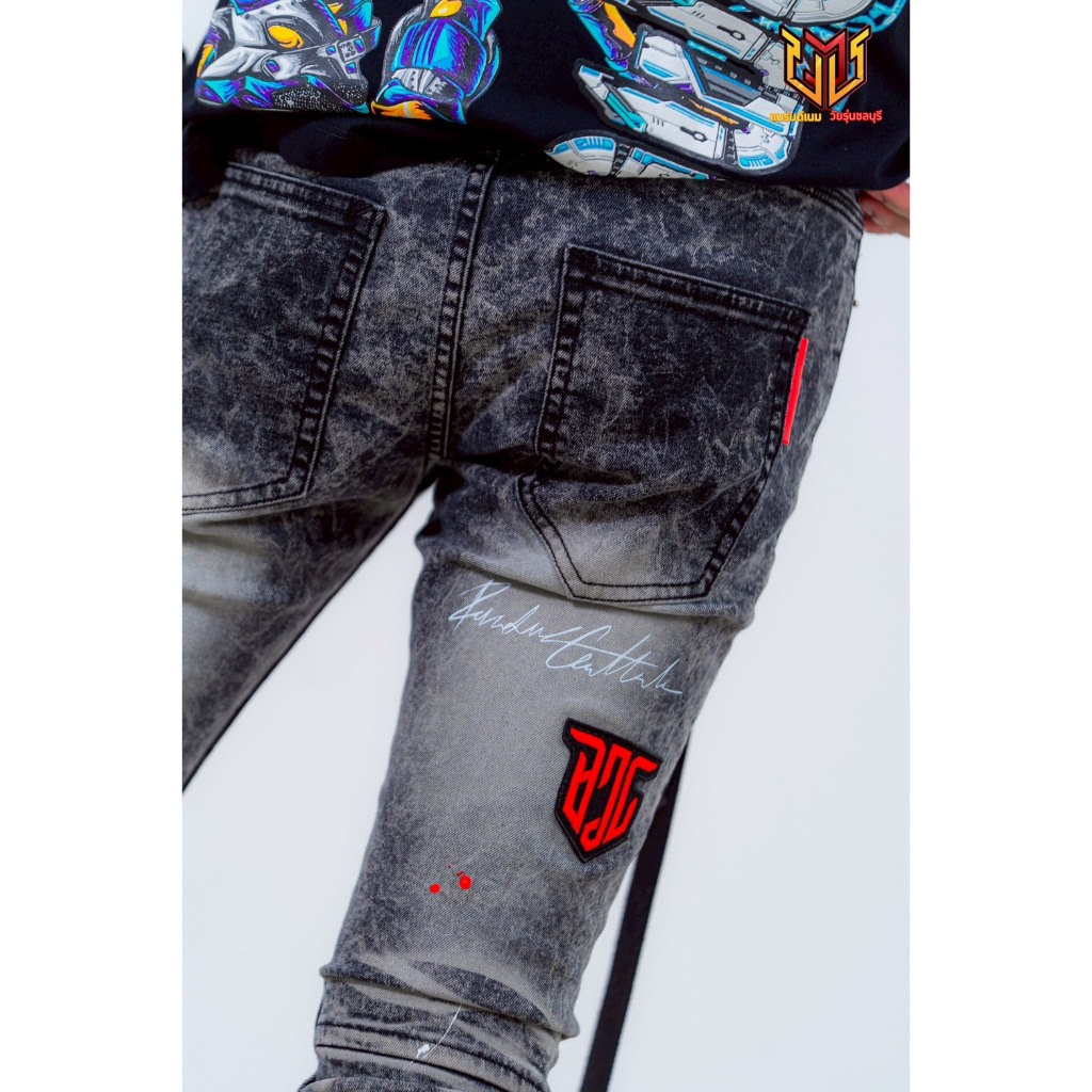 กางเกงยีนส์ขายาว Armer รุ่น S05 ซับแดง️