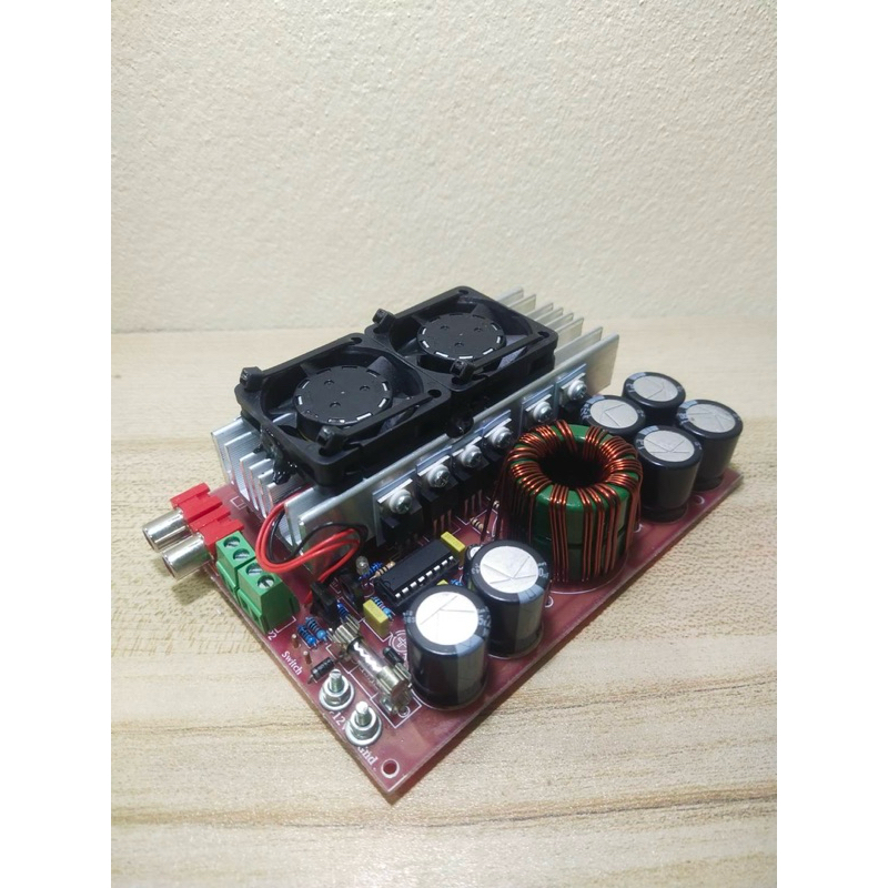 พาวเวอร์แอมป์ คลาสAB ใช้ไฟ12v 100w/4โอม