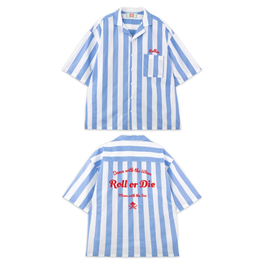 ROLLOR - เสื้อเชิ้ต แขนสั้น Oversize รุ่น ROLL OR DIE SHIRT