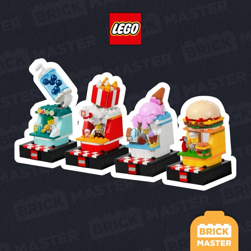 LEGO Brick Bites Bricktober 2024 full set 4 ตัว (หายาก) (ของแท้ พร้อมส่ง)