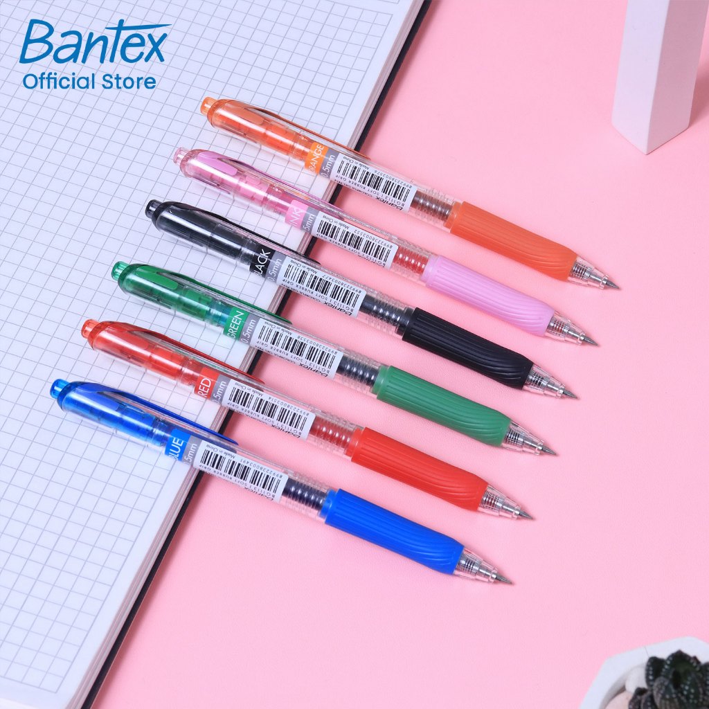 Bantex ปากกาเจล 0.5 มม. มีให้เลือก 6 สี เขียนลื่น แห้งไว ไม่ซึมเปื้อน Pentel EnerGel ราคา ถูกที่สุด ดีลบีเคเค แกลเลอรีภาพที่ 4