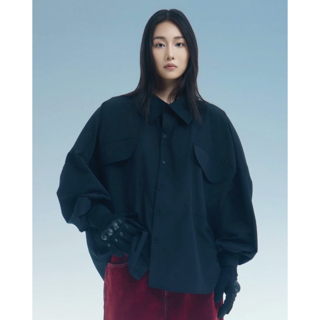 OVERSIZED BUTTON UP SHIRT - 67 Percent