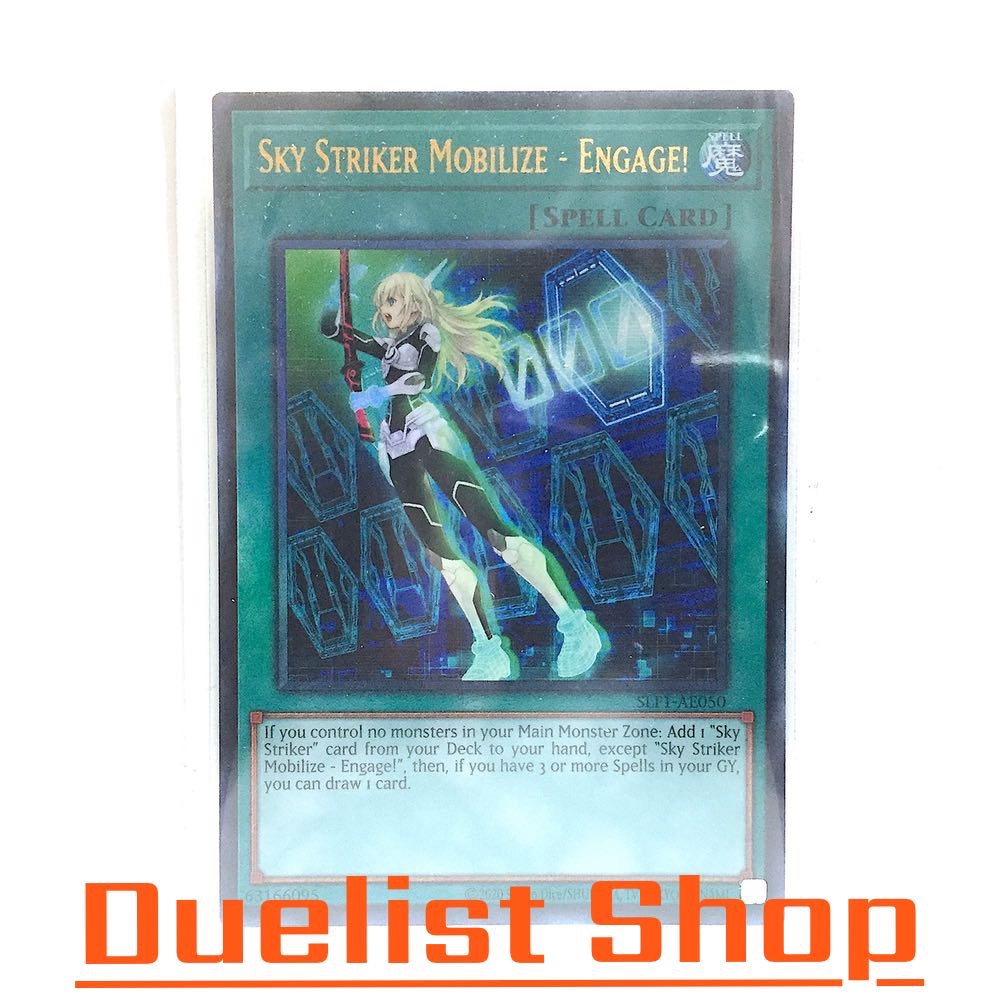 Sky Striker Mobilize - Engage! (UL) Spell [Normal] ชุด SLF1-AE050 การ์ดยูกิโอ (Yu-Gi-Oh!) OCG Asia E