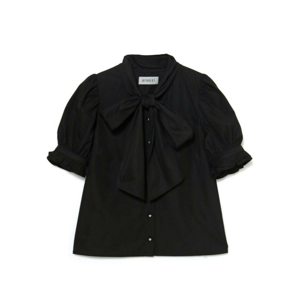 เสื้อเบลาส์แขนพองแบบริบบิ้นวอลลุ่ม - รูปที่ 6