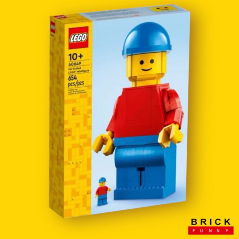 (พร้อมส่ง กล่องสวย ของแท้) Lego 40649 Up-Scaled LEGO® Minifigure