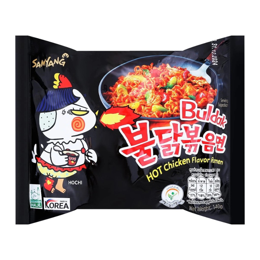 [จัดส่งเฉพาะกทม.และปริมณฑล]โค้ก รสออริจินัล 325 มล. 24 กระป๋อง + ซัมยัง บูลดัก ฮอตชิคเก้น ราเมง รสไก่สูตรเผ็ด (140gx5)