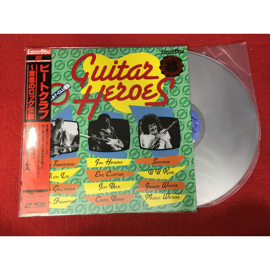 Artists Chuck Berry Muddy Waters Eric Clapton Alvin ขนาด 12 นิ้ว LaserDisc B156