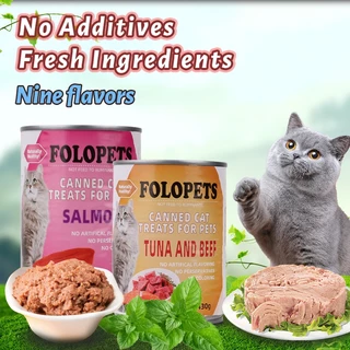 Folopets เหมาะสำหรับแมวทุกขั้นตอนกระป๋องเปียกแมวเปียกน้ำขนาด 430 g