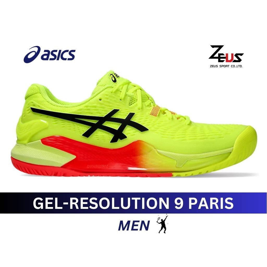 ASICS GEL-RESOLUTION 9 รองเท้าเทนนิสผู้ชาย สินค้าลิขสิทธิ์แท้ 100% [บริการส่งฟรี ทั่วประเทศ]
