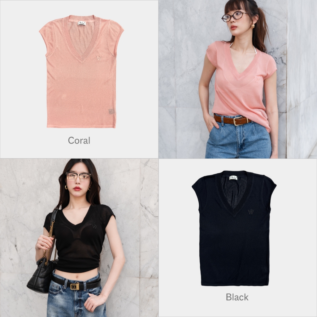 Wara  Riley v neck - B43