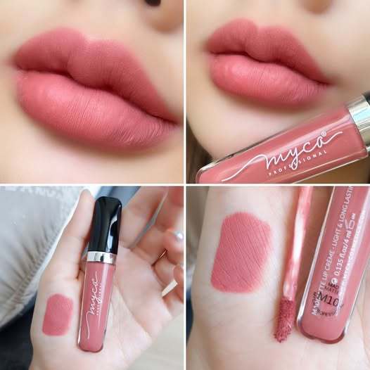 [ของแท้จากบริษัท] MYCA MATTE เบอร์ M10 ไมก้า ลิปสติกครีมเนื้อแมท สีชมพู ผู้ดีมาก ไม่ติดแมส ลิปติดทนนาน 12 ชั่วโมง