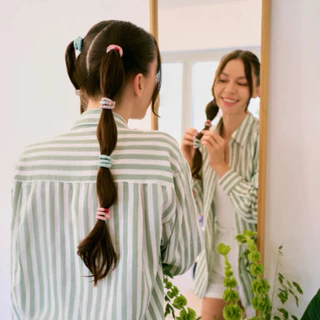 พร้อมส่ง🎉 INVISIBOBBLE ยางรัดผมผ้าถัก Twistar แบ่งขาย 1 เส้น