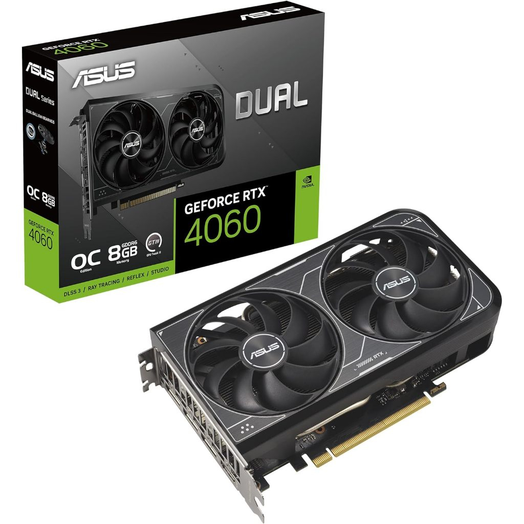 ASUS DUAL RTX4060 OC 8GB V2 GDDR6 BLACK