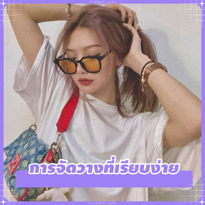 แว่นกันแดด GM ทรงหน้าใหญ่ ทรงสลิม สำหรับผู้หญิง ทรงเรโทร แว่นกันแดดโพลาไรซ์ป้องกันแสงแดดระดับไฮเอนด์ 2025 ใหม่ ป้องกันรั