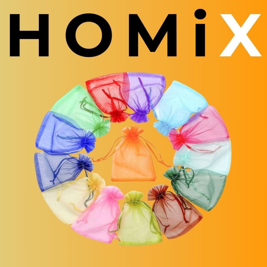 ถุงผ้าแก้ว ถุงผ้สซาติน แบบมีหูรูด ถุงผ้าตาข่ายสำหัรบใส่ของชำร่วย (S23)