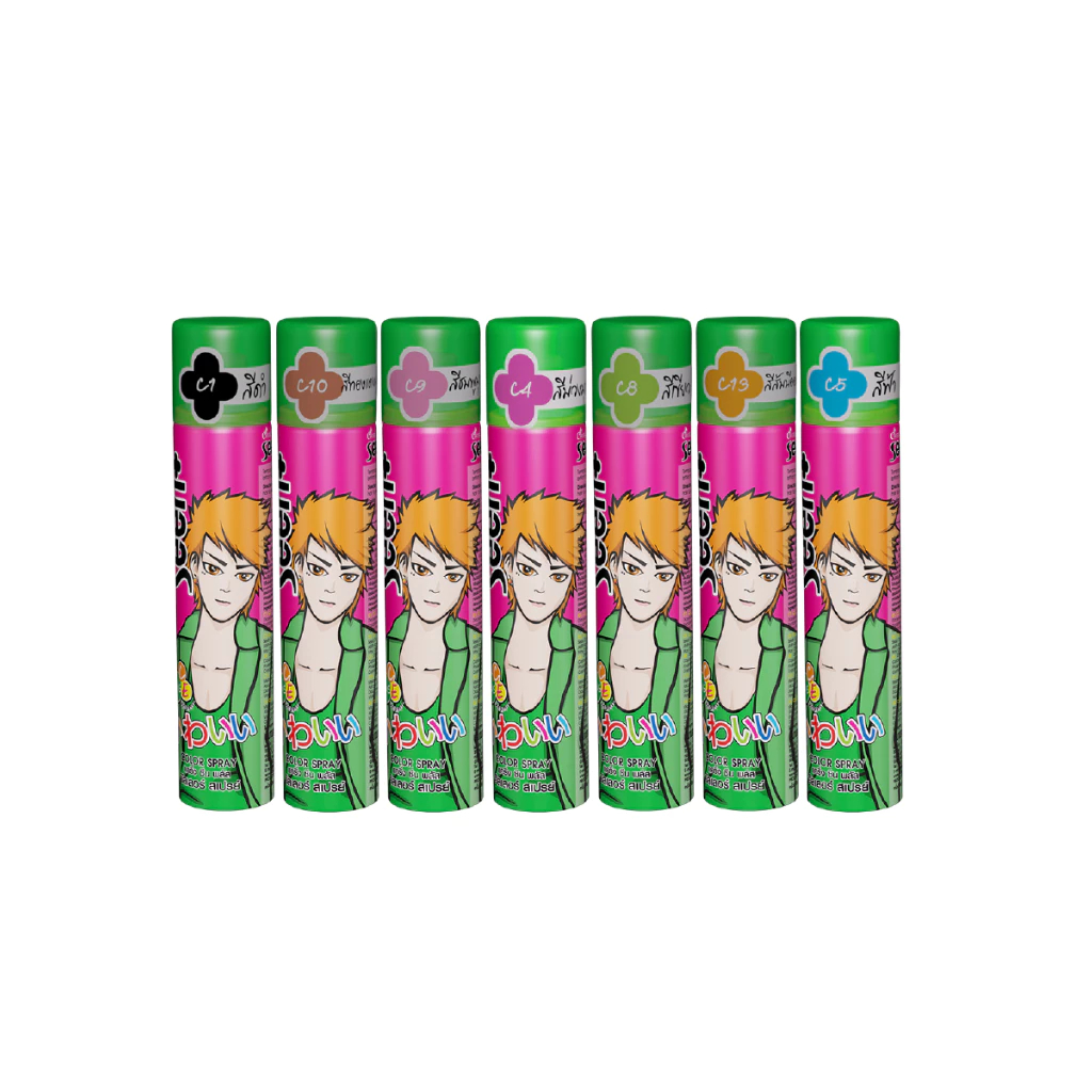 Caring seen Plus color spray 85ml แคริ่ง ซีน พลัส คัลเลอร์ สเปรย์ฉีดสีผมชั่วคราว