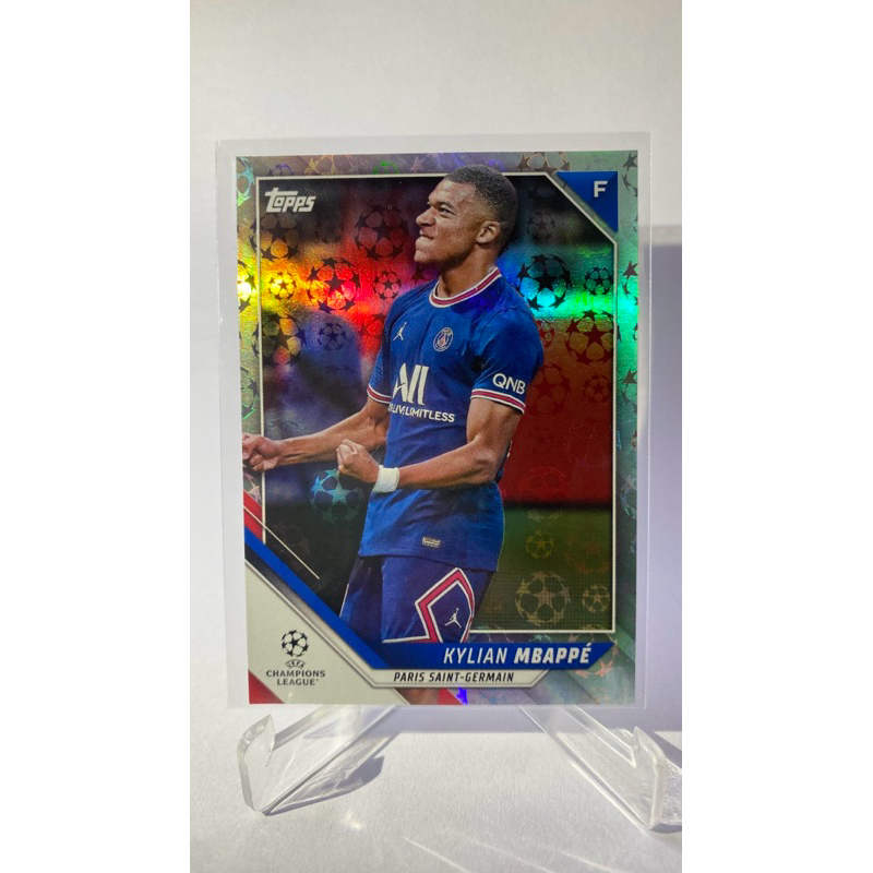 การ์ดนักฟุตบอล Kylian Mbappe, Paris S.G., Topps 2022