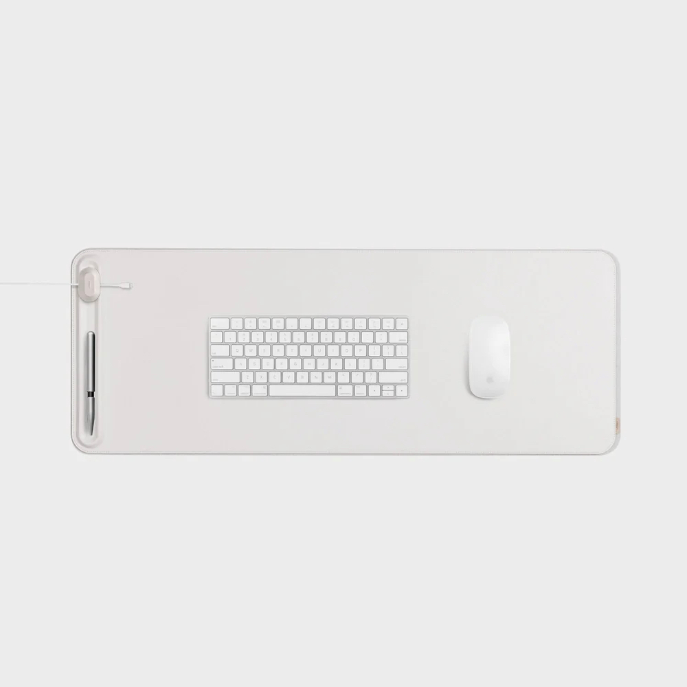 ORBITKEY Desk Mat Slim - Black/ Stone
