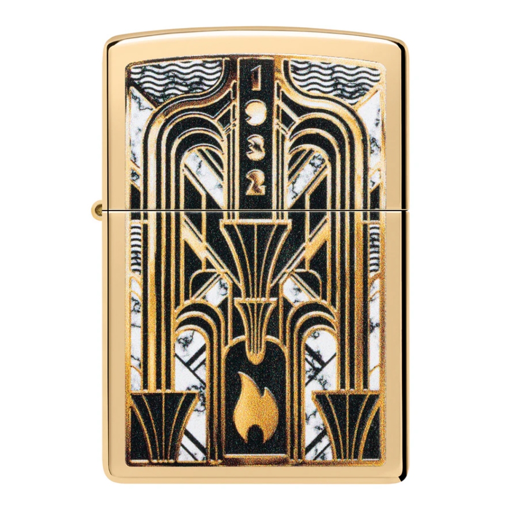 ซิปโป้ รุ่น 46585 Art Deco Flame ของแท้ รับประกันตลอดชีวิต นำเข้าและจำหน่ายโดยตัวแทนจำหน่าย