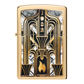 ซิปโป้ รุ่น 46585 Art Deco Flame ของแท้ รับประกันตลอดชีวิต น…