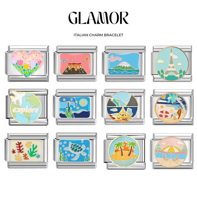 ชาร์ม กำไล Italian Charm Bracelet