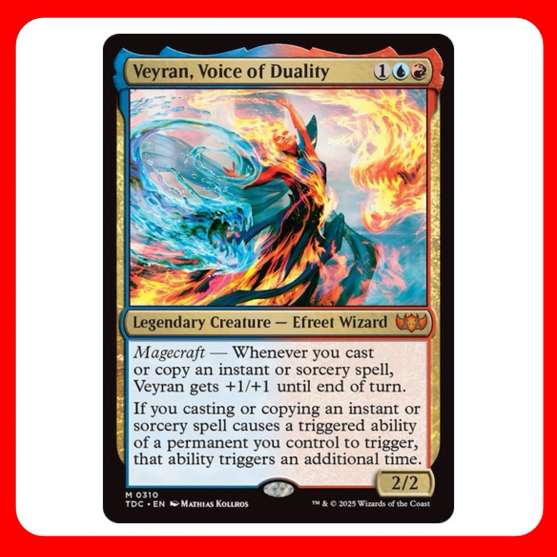 [MTG] Veyran, Voice of Duality [TDC] [MULTI] [MYTHIC] [NORMAL] [ENG] (การ์ดเมจิค / Magic the Gatheri