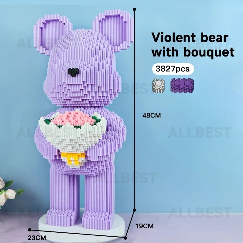 🌸ตัวต่อสุดน่ารัก🌸 นาโนบล็อกการ์ตูน 3D DIY สำหรับเด็ก - รูปที่ 6